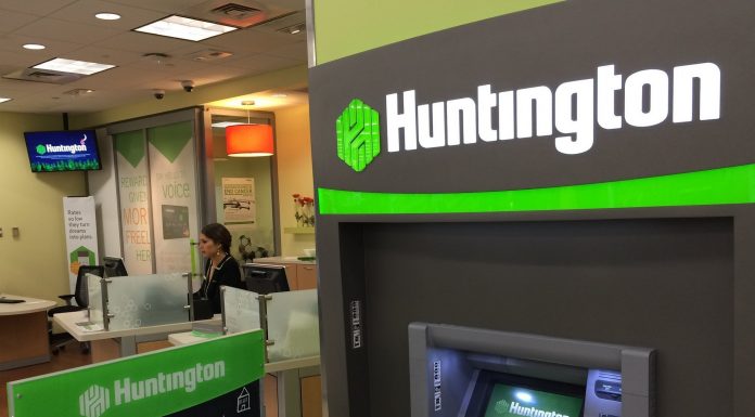 $100 from Huntington Bank